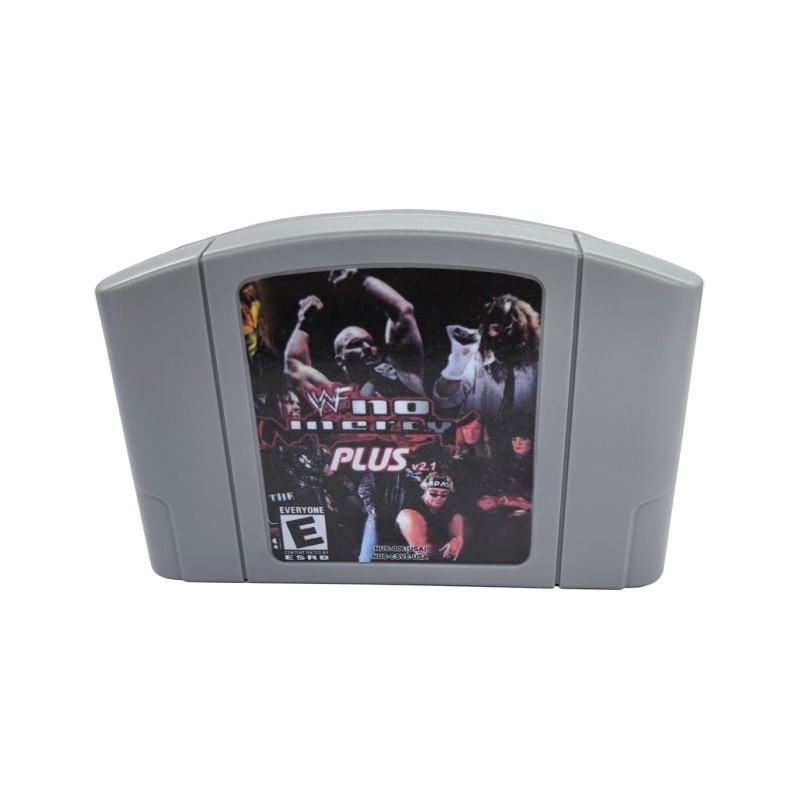 US version WWF No Mercy Plus V2.1 Video Game For Nintendo 64 Console