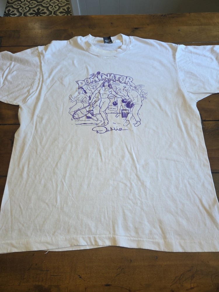 Vintage 80s 90s The Dominator Shirt XL Screen Stars Best Single Stitch READ