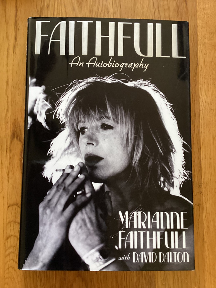 MARIANNE FAITHFULL AUTOGRAPHED 