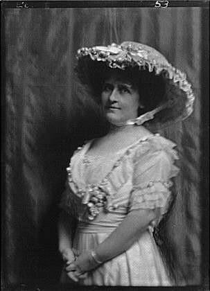 Photo:Kitty Cheatham 1912 Portrait Photograph Woman in Large Hat
