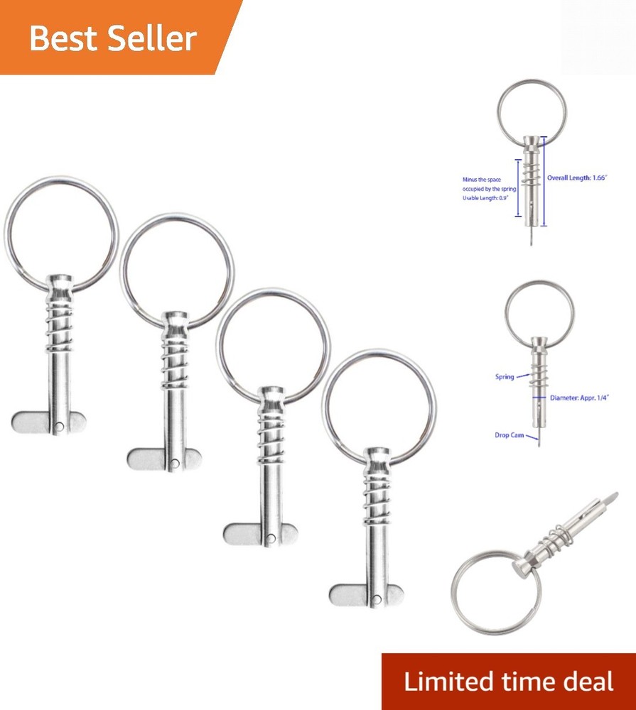 4 Pcs Quick Release Pin 1/4
