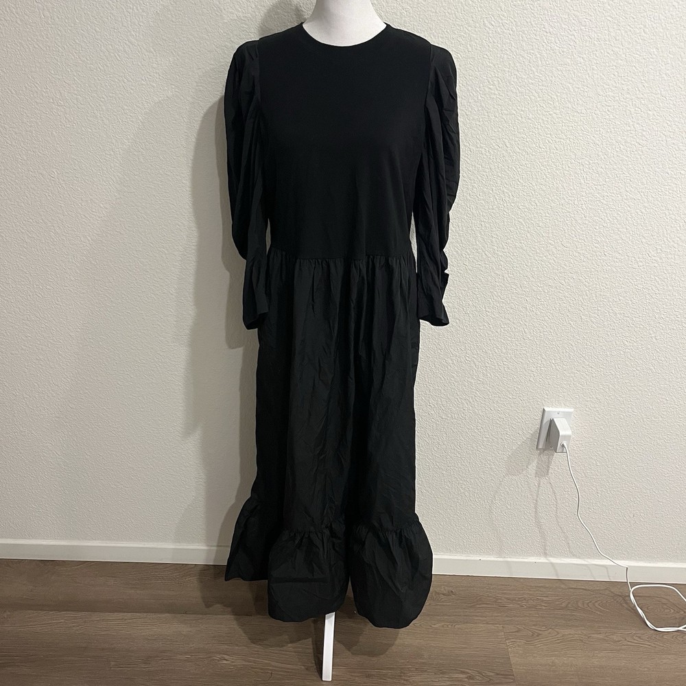 Sea New York Black Long Sleeve Dress Size M