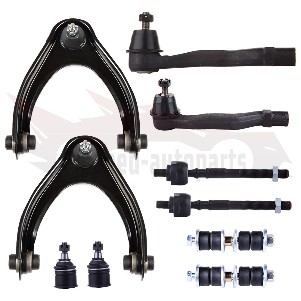 10pcs Suspension Control Arms Ball Joints Tie Rods Kit for 1996-2000 Honda Civic