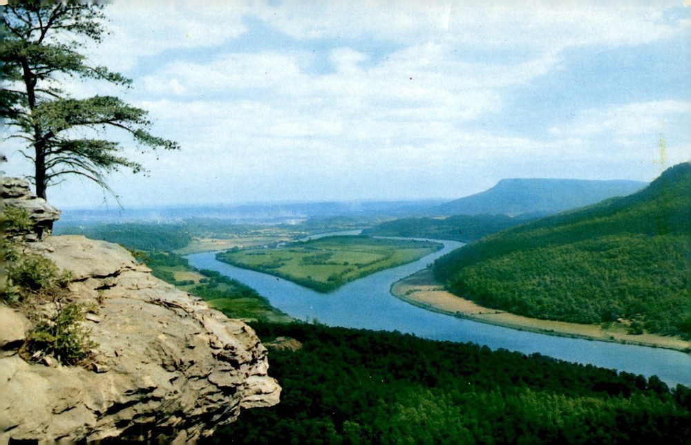 View from Signal Mountain, Chattanooga, Tennessee Postcard