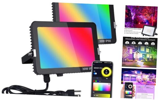 RGB LED Flood Light Outdoor Color Changing Led Stage Landscape Lights, 300W