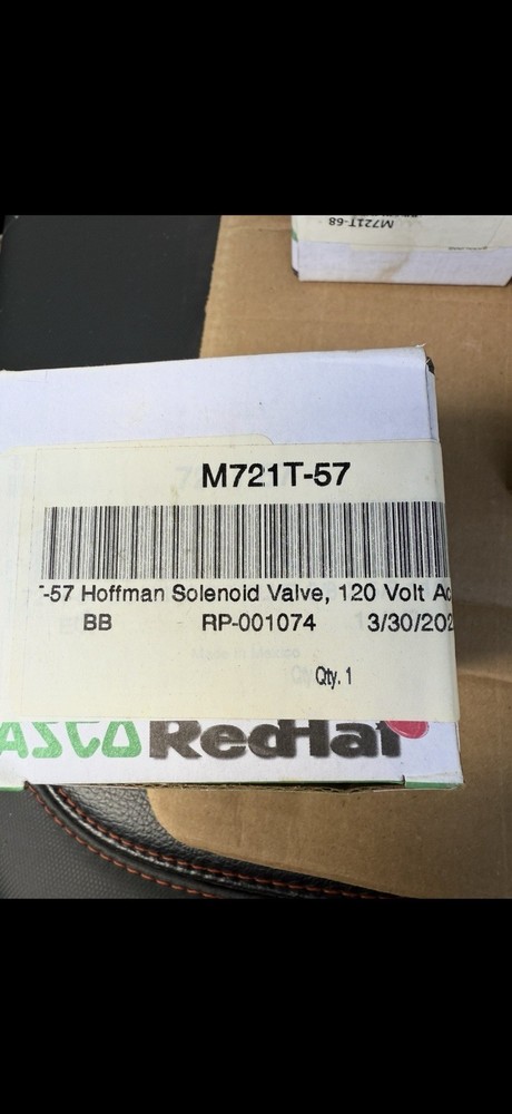 ASCO RedHat 8262B208 Solenoid Valve 1/4