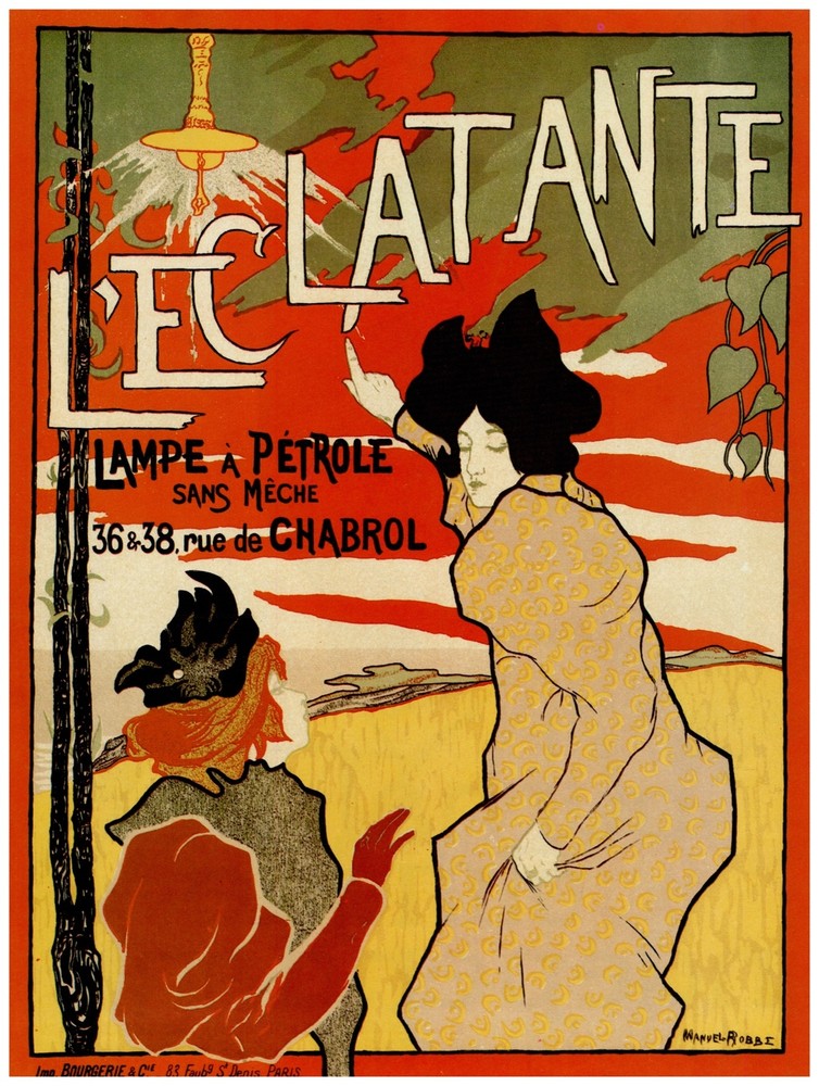 7792.Decoration Poster.Home Room wall interior art design.French Nouveau decor