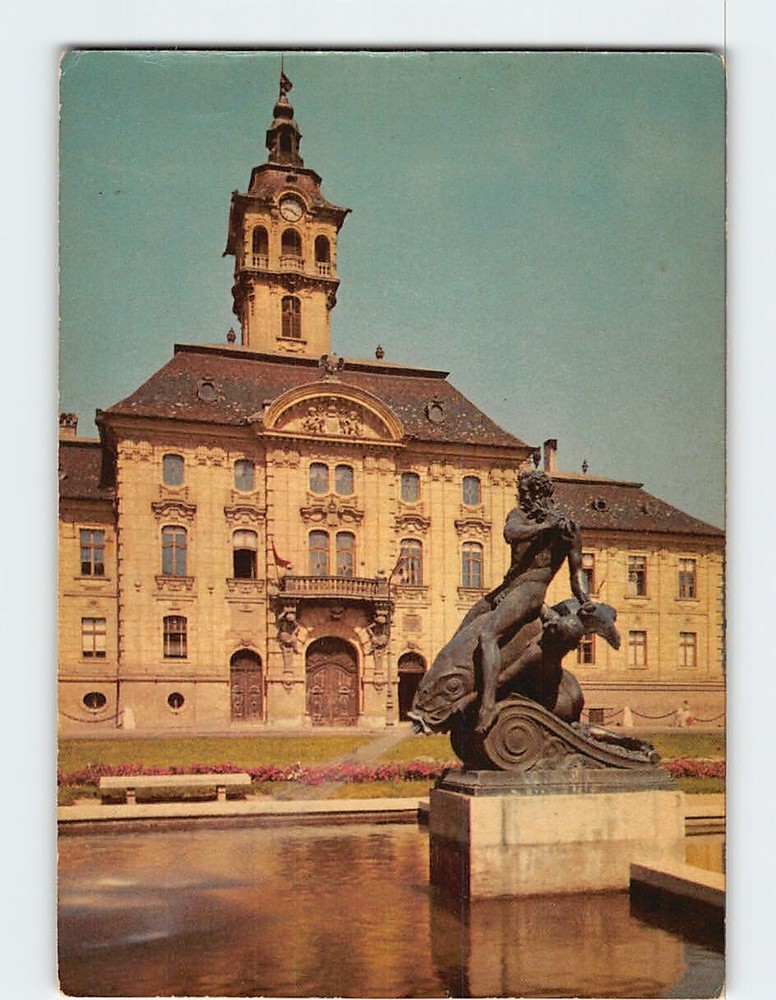 Postcard Town Hall Szeged Hungary