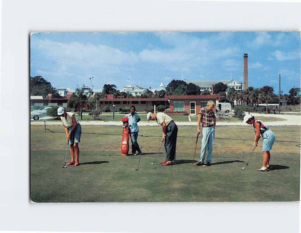 Postcard Ellinor Village's Golf & Country Club Ormond Beach Florida USA