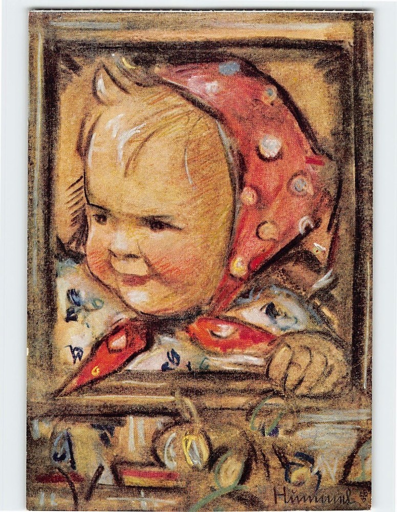 Postcard Barbel by M. I. Hummel