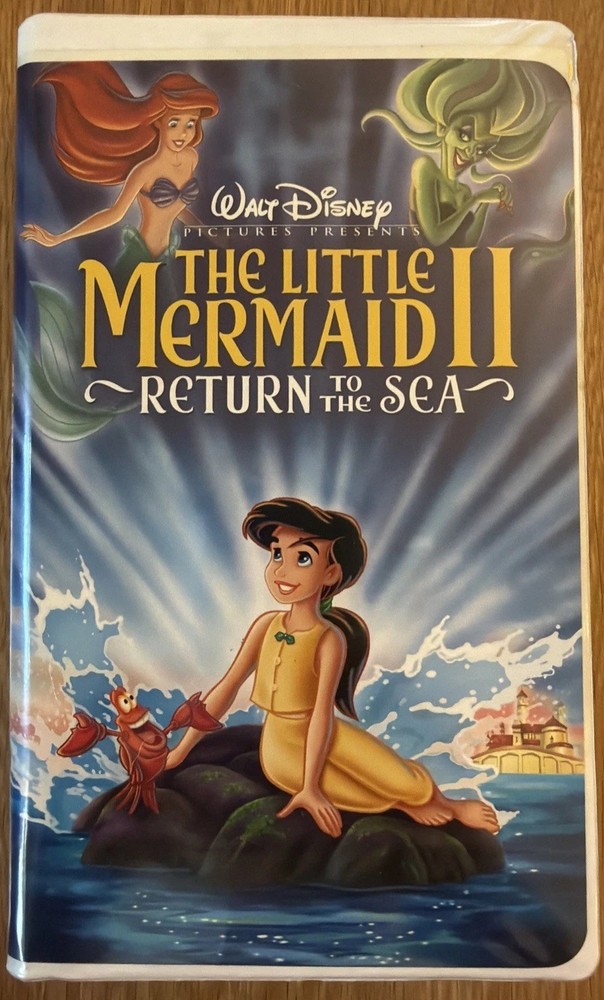 Vintage The Little Mermaid II: Return to the Sea VHS 2000 in Clam Shell Case