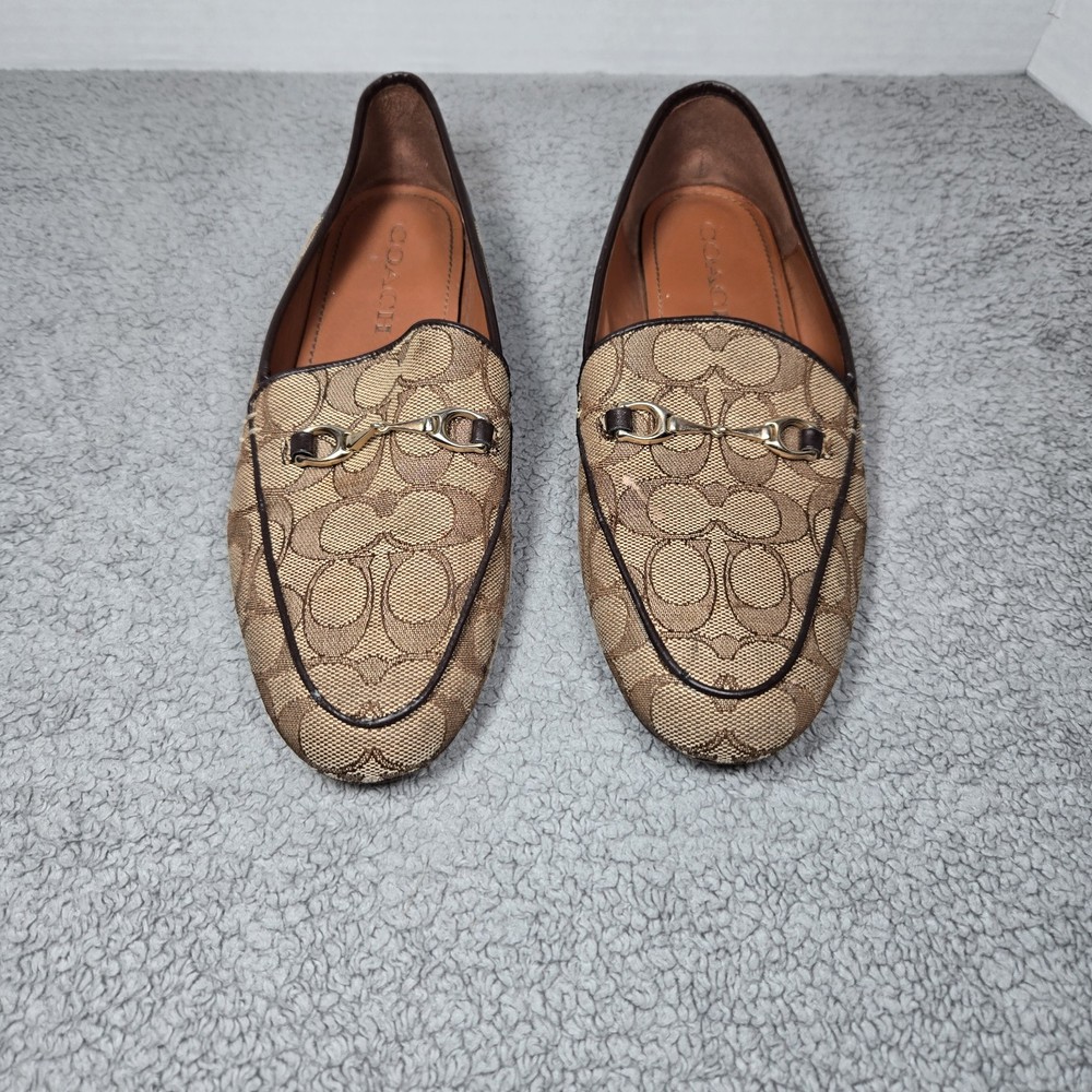 Coach Haley Signature Jacquard Loafer Size 7