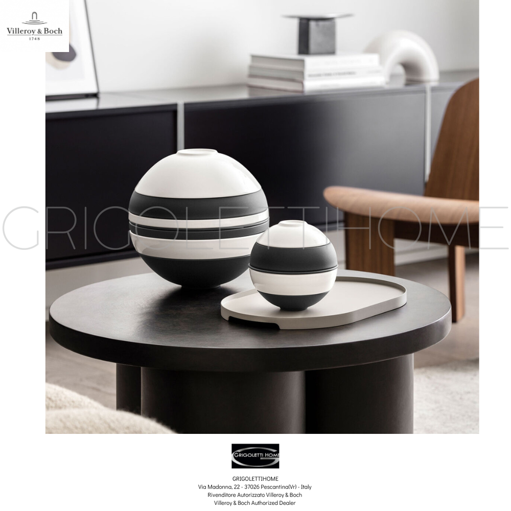 La Boule Black & White + La Petite Boule B & W 14 X 14 Cm - Villeroy & Boch