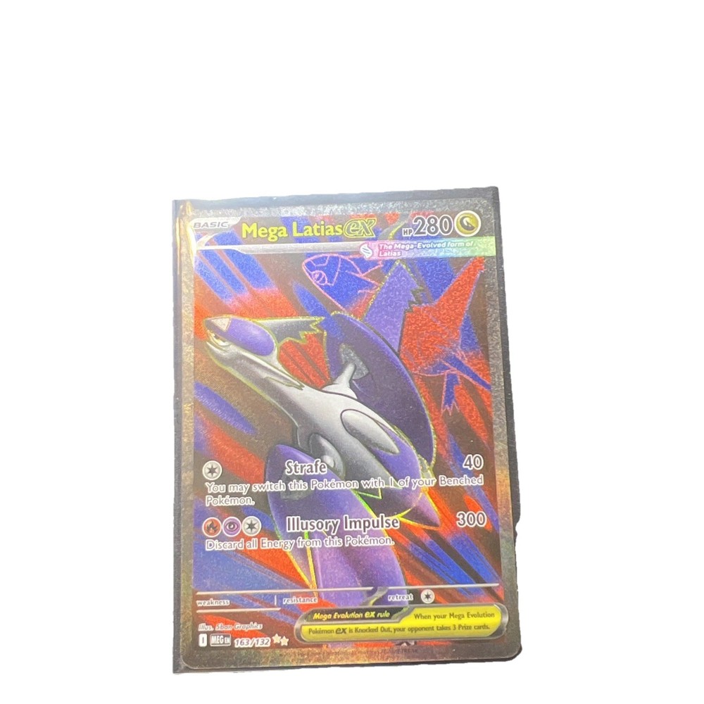 Mega Latias ex 163/132 Pokémon TCG ME01: Mega Evolution Ultra Rare Near Mint