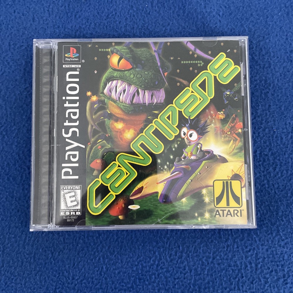 Centipede Playstation 1 PS1 Game Complete With Manual -Tested-