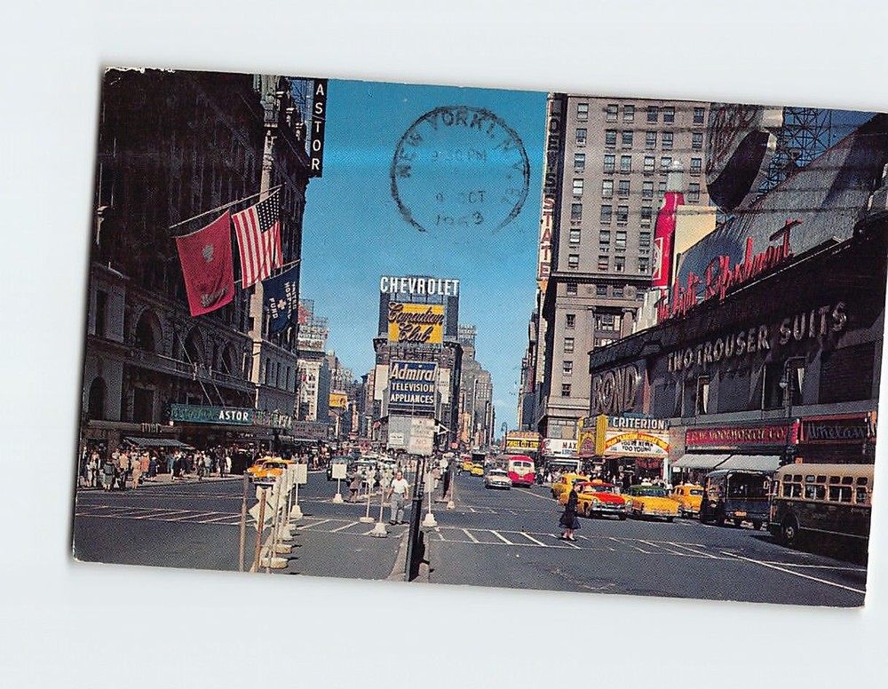 Postcard Times Square New York City New York USA