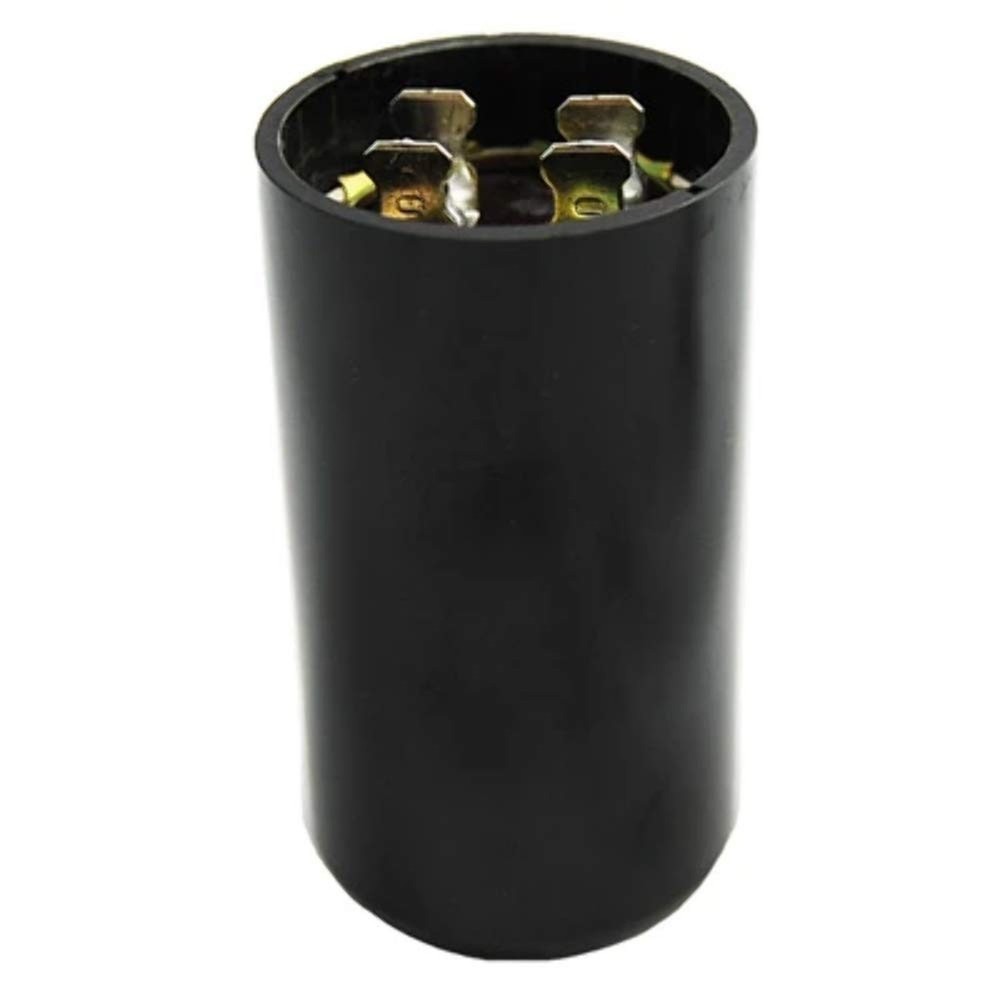 Packard Plastic Resin Round Capacitor, PMJ108, 108-125 MFD 110-125VAC