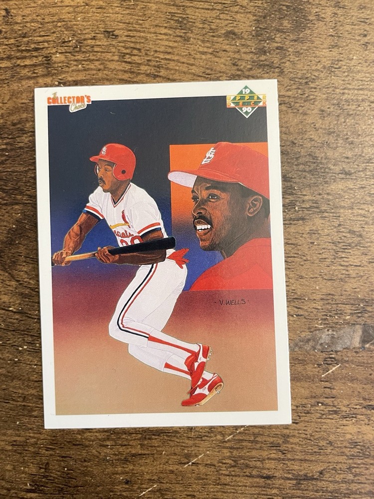Upper Deck 1990 Vince Coleman #68 Checklist St. Louis Cardinals Baseball Card