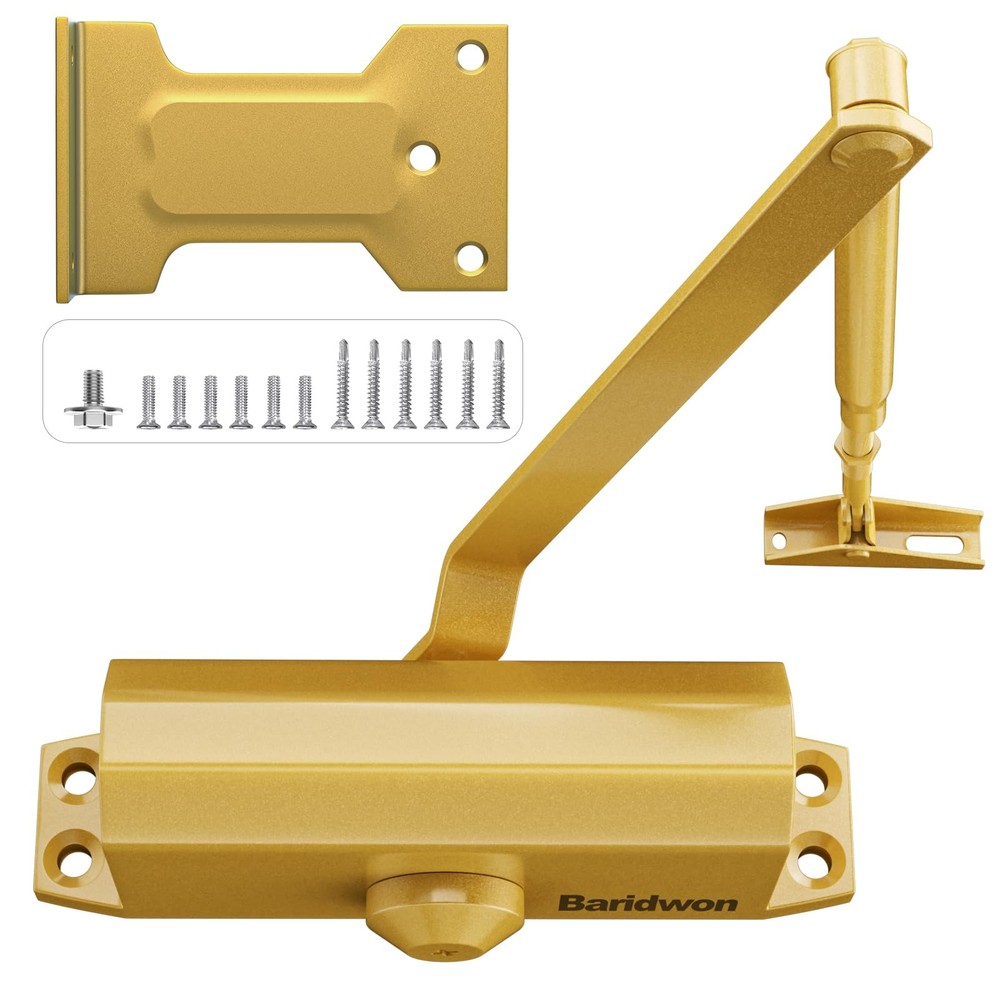 Door Closers Commercial, Hydraulic Door Closer with Hold Open, Heavy Duty Doo...