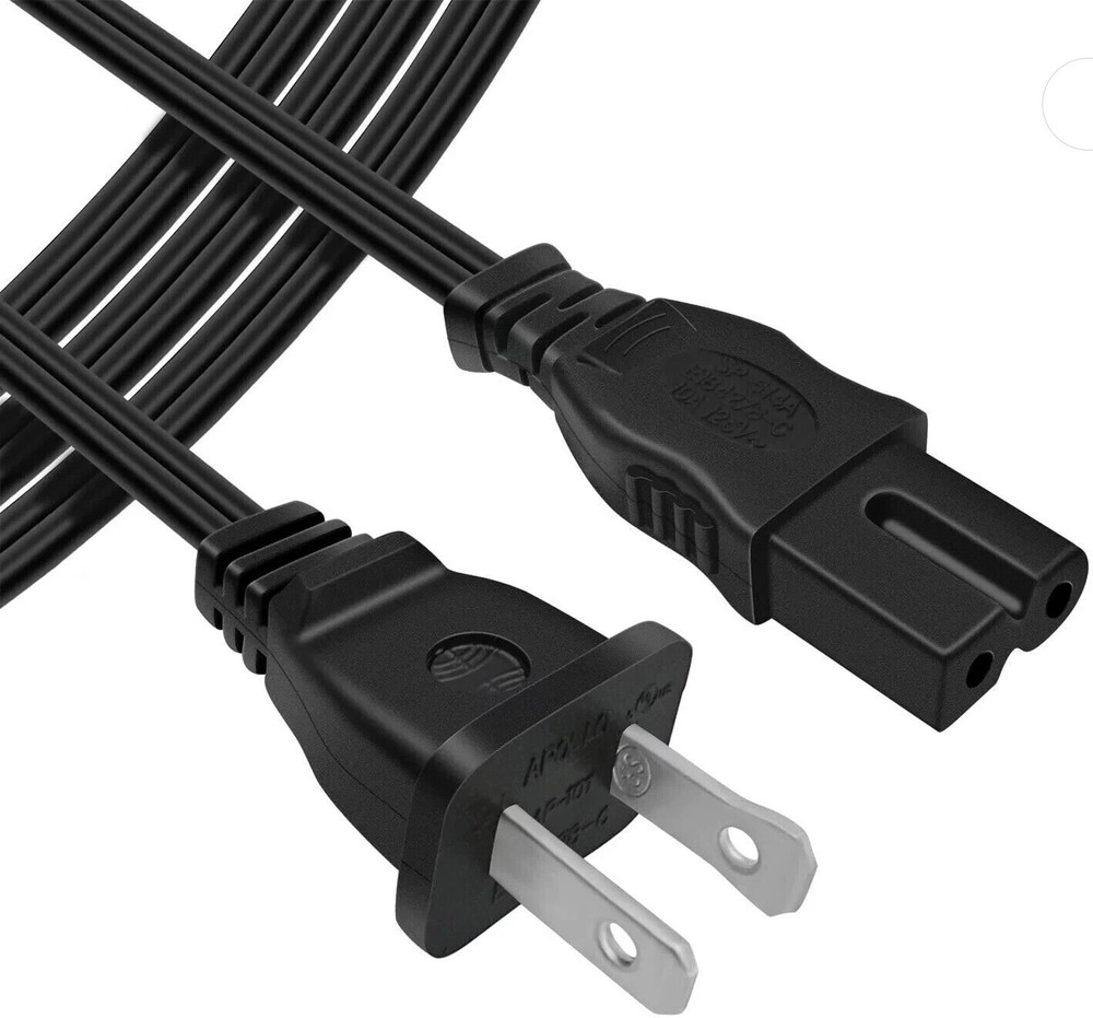 AC Power Cord For Tivoli Audio Model Subwoofer 2-Prong