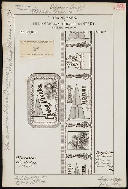 Photo:The American Tobacco Company for Ensign brand Smoking Tobacco