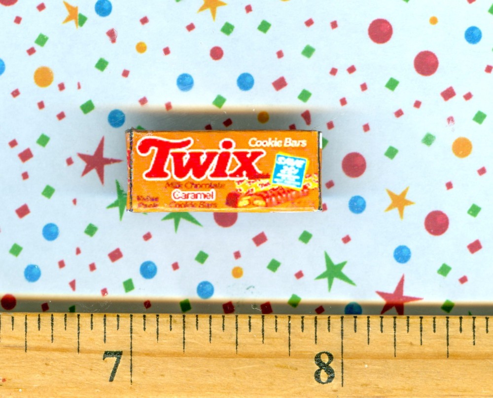 Dollhouse Miniature Size Chocolate covered Cookie Candy box # T