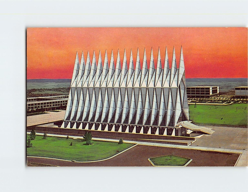 Postcard Cadet Chapel US Air Force Academy Colorado