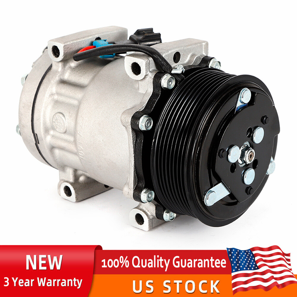AC A/C Air Compressor w/ Clutch Fit Dodge Ram 1994-2005 3500/2500 L6 5.9L Diesel