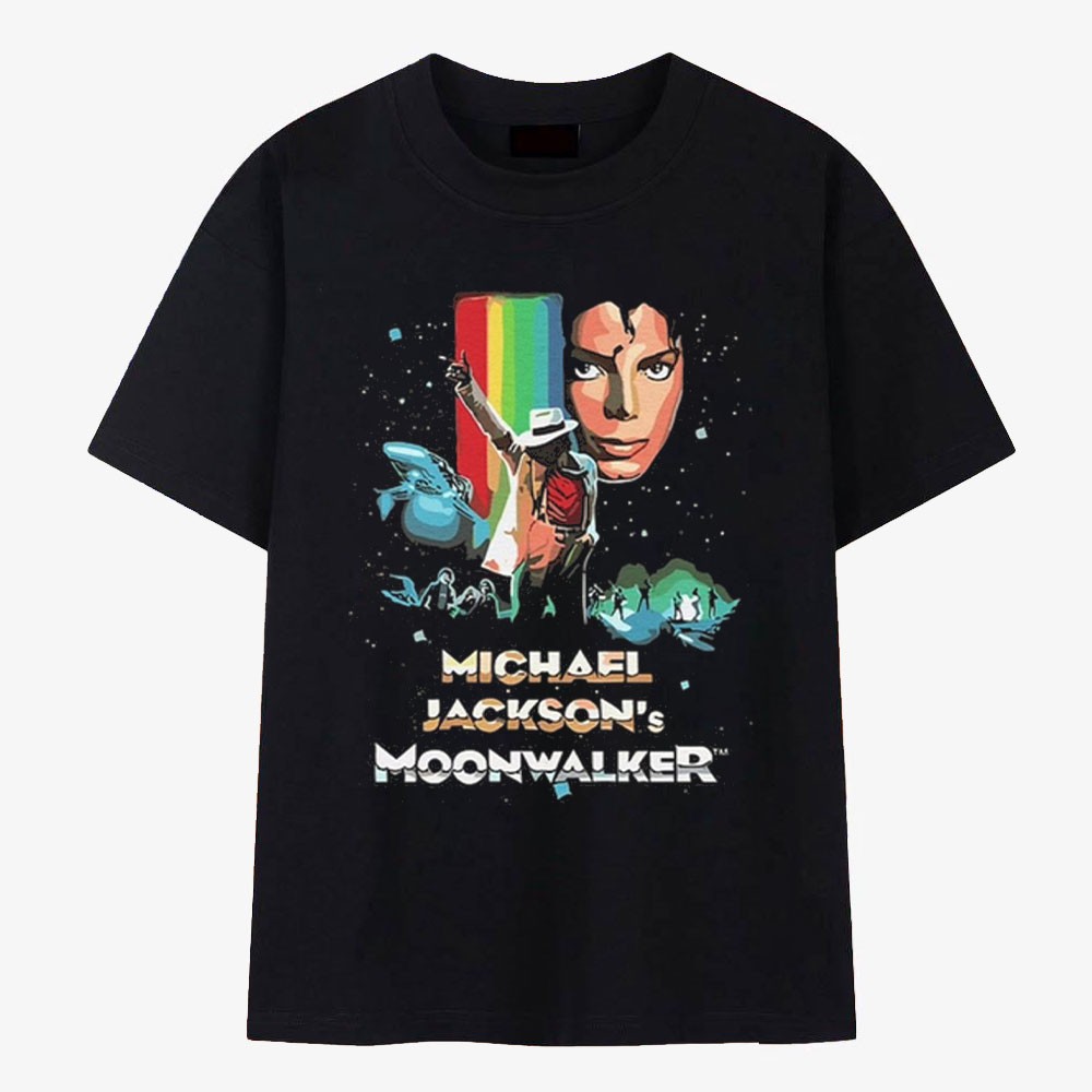 Michael Jackson T-Shirt,  Moonwalker T Shirt Vintage Retro Unisex S-2XL