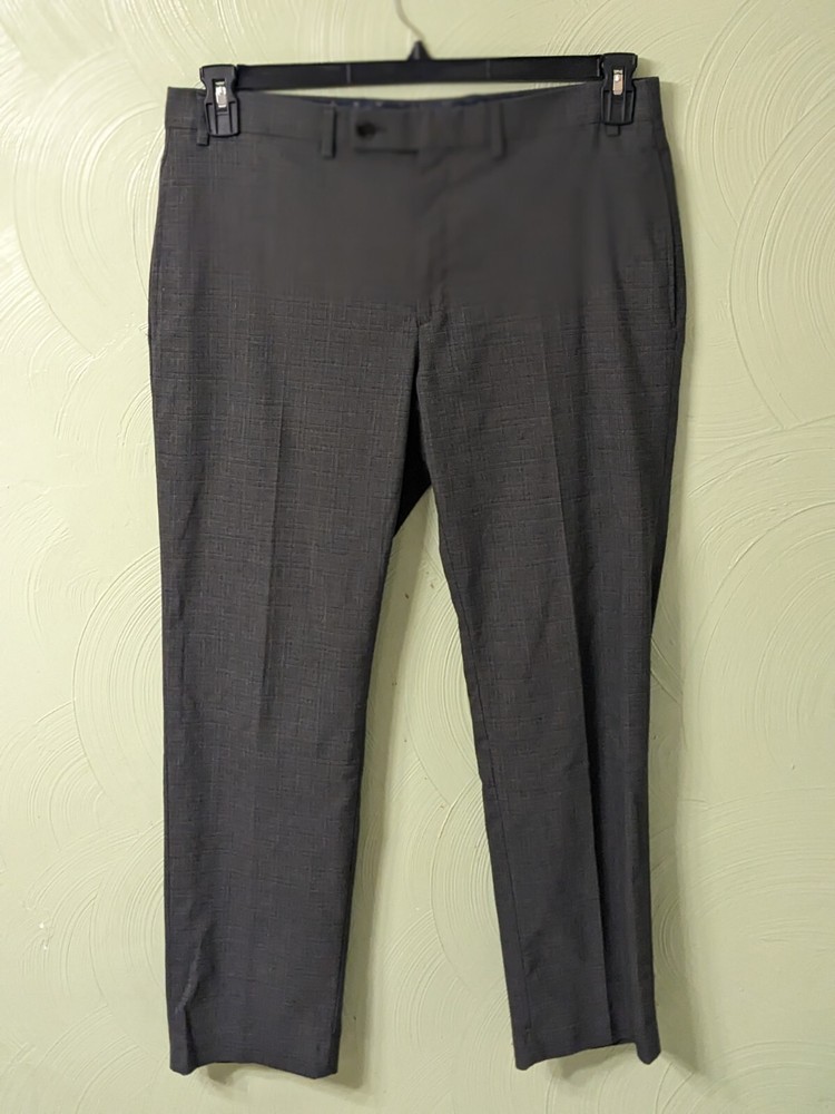Lauren Ralph Lauren gray pleated front dress slacks 38x30
