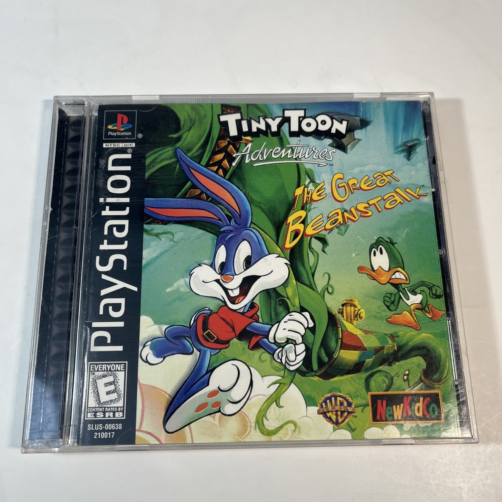 Tiny Toon Adventures: The Great Beanstalk (Sony PlayStation 1, 1998) Complete