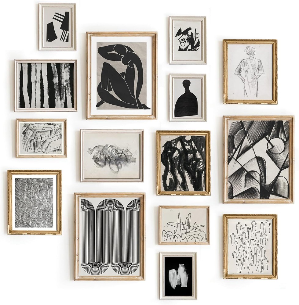 Abstract Art Wall Decor for Bedroom-image