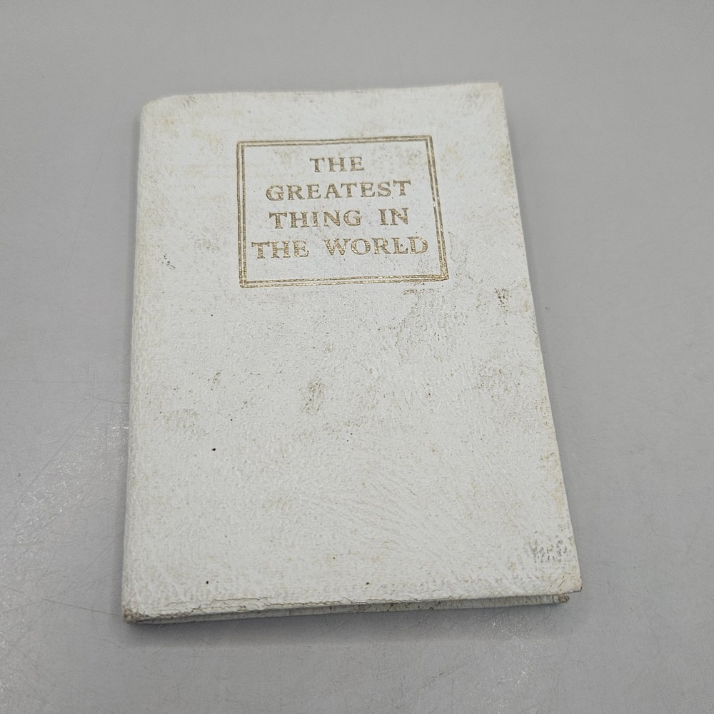 The Greatest Thing In The World Miniature Book By Henry Drummond