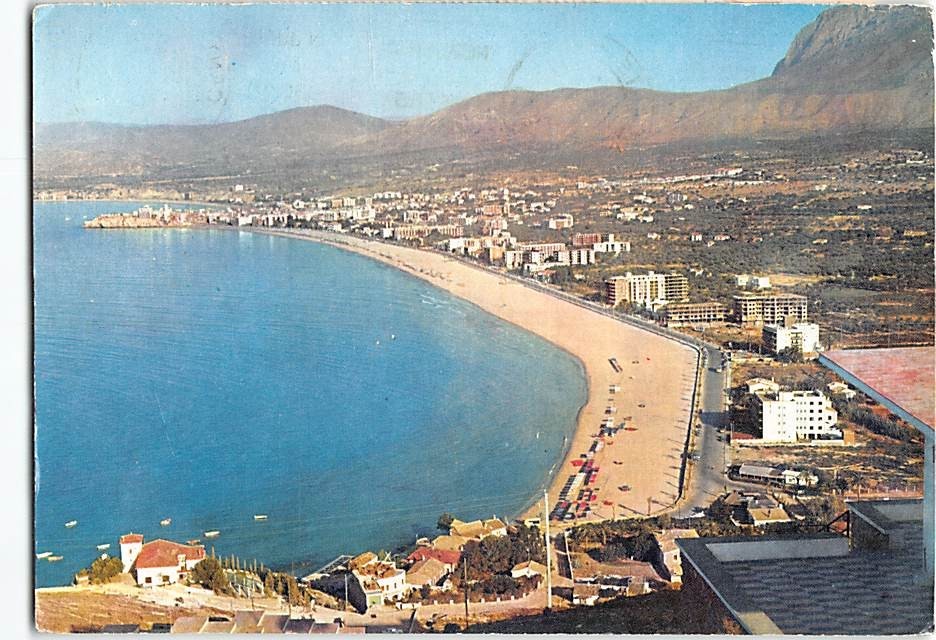 Postcard Aerial View Benidorm Alicante Spain