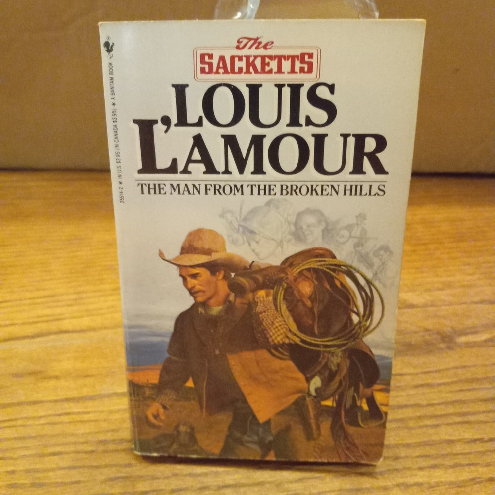 The Man From The Broken Hills  Louis L'Amour Western Novel Paperback Book