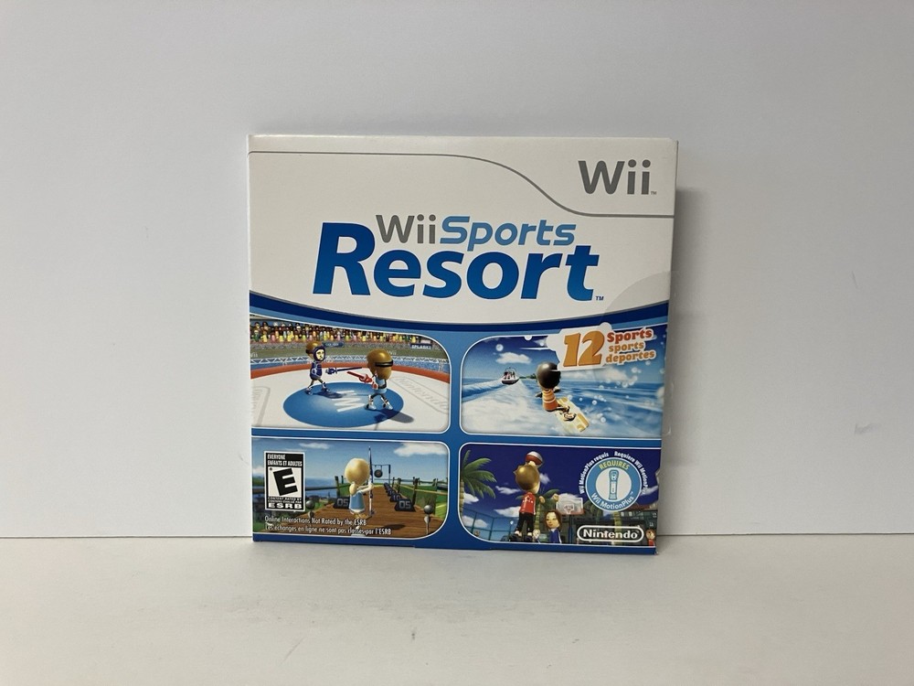 Wii Sports Resort Nintendo Wii 2009 Cardboard Sleeve *no manual