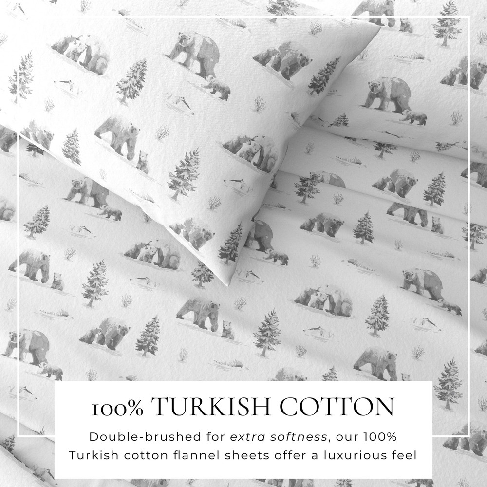 Linery & Co. Winter Turkish Cotton Double-Brushed Flannel