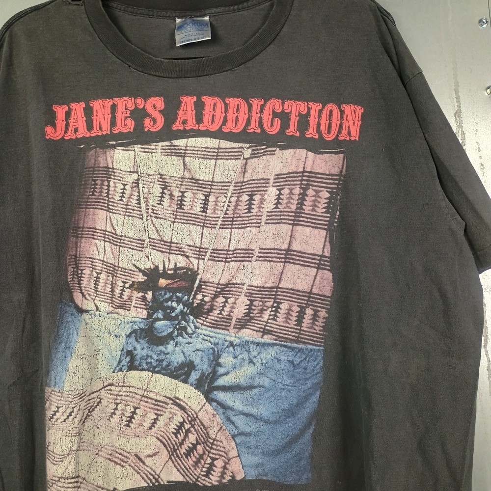Janes Addiction Vintage 90s Distressed Shirt XL Brockum Faded Grunge Alt Rock
