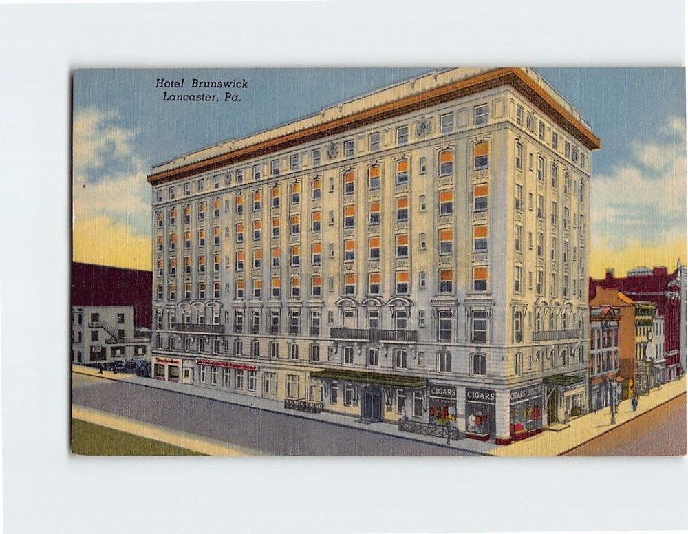 Postcard Hotel Brunswick, Lancaster, Pennsylvania