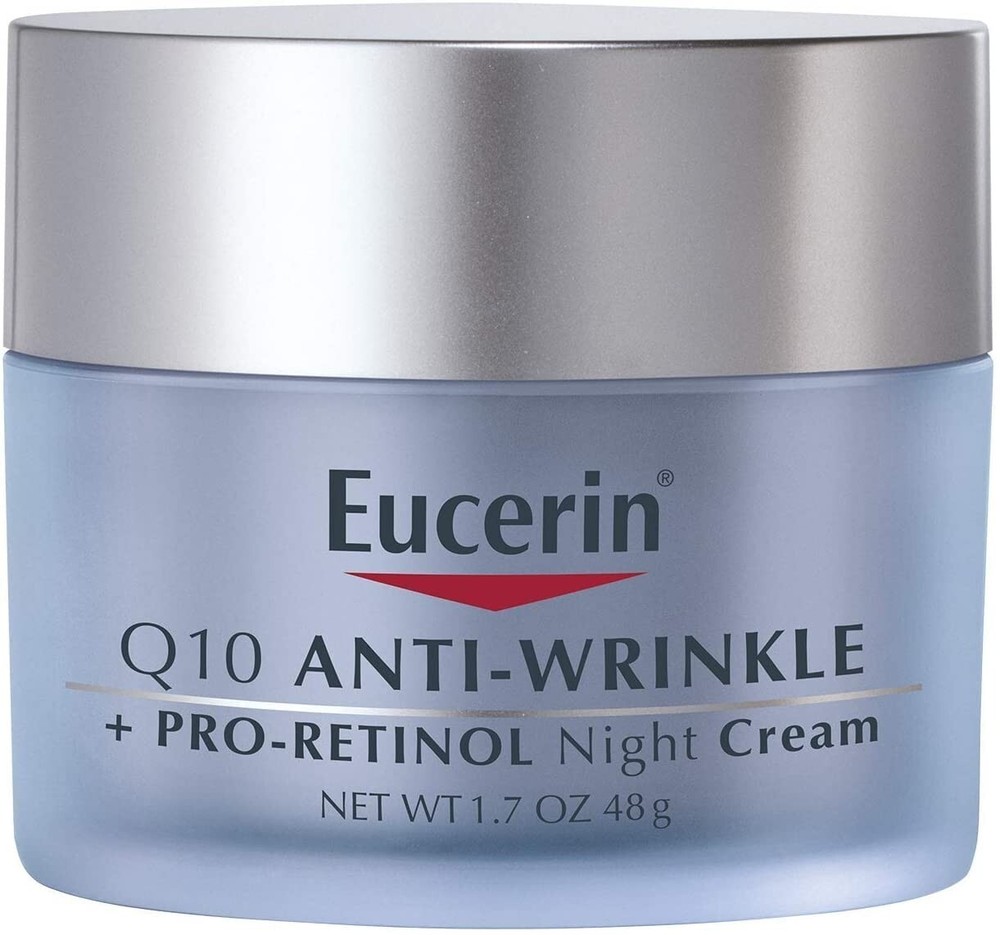 Eucerin Q10 Anti-Wrinkle Night Cream with Pro-Retinol 1.7 Oz