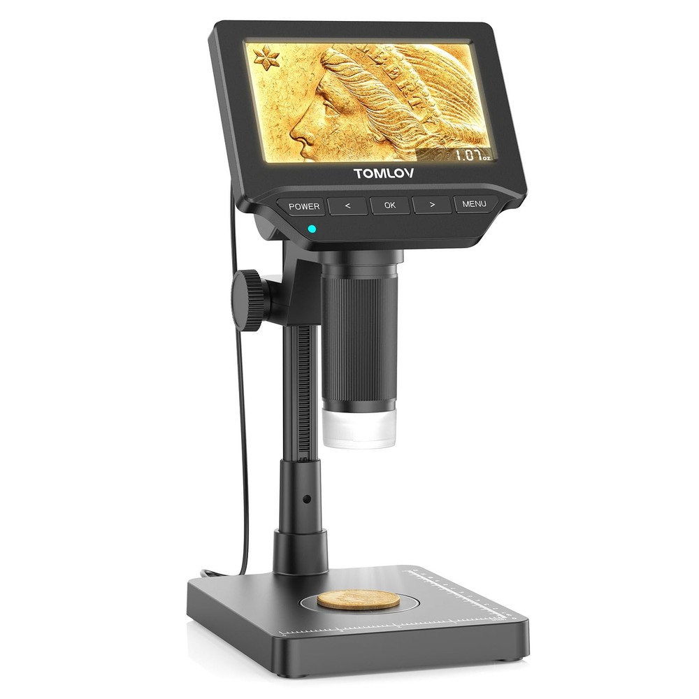 Digital Coin Microscope with Scale - 4.3