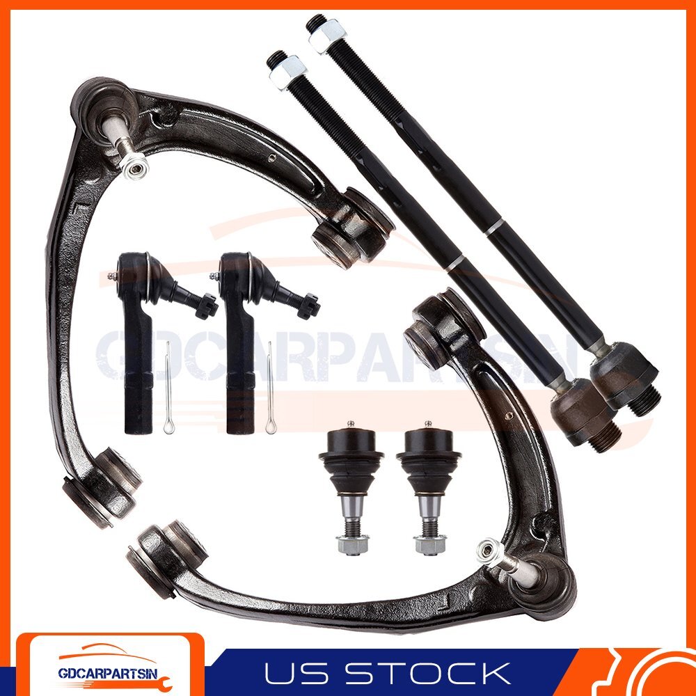 07-12 GMC Sierra 1500 Suspension Control Arm Ball Joint & Tie Rod End Kit – 8-Piece Set