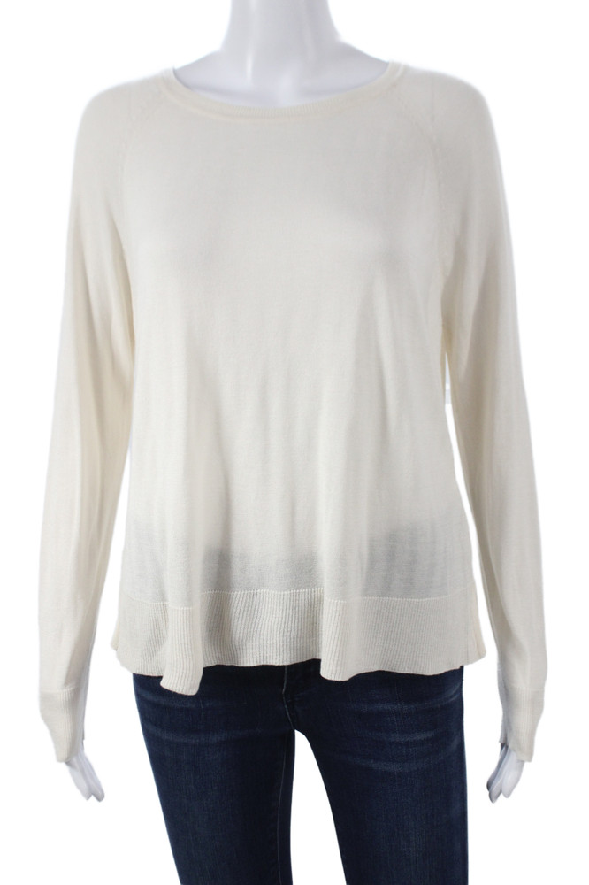 Zara Women Beige Pullover Sweater Wool Cashmere Long Sleeve Size MFree Shipping in US $100+ Orders | $6.95 Orders Below