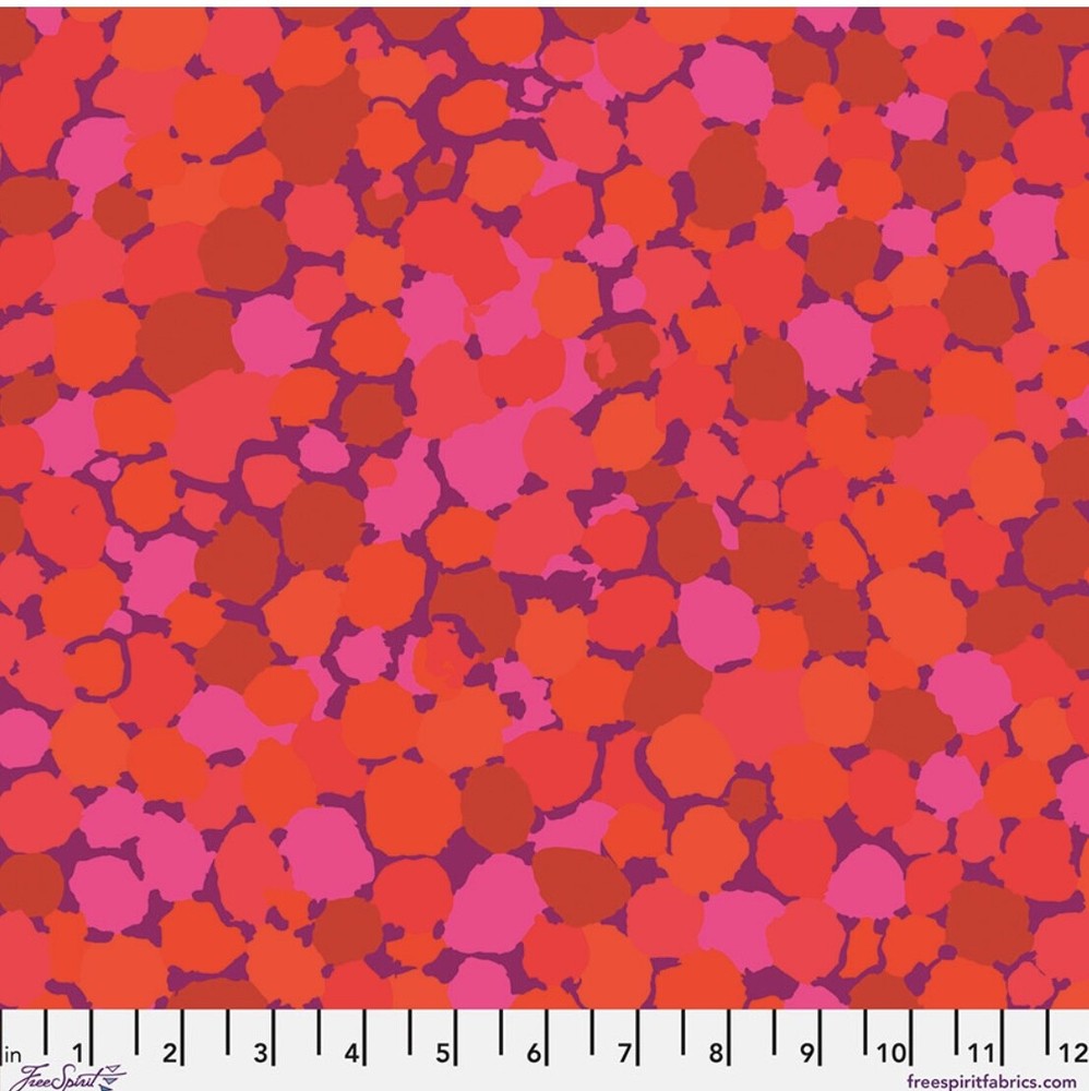 Free Spirit Brandon Mably Reflections Fuchsia Cotton Fabric By The Yard
