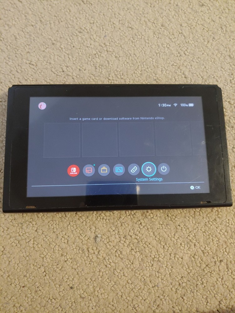 Nintendo Switch v2 Console - HAC-001(-01) - Console only! *Has Defects! READ!*