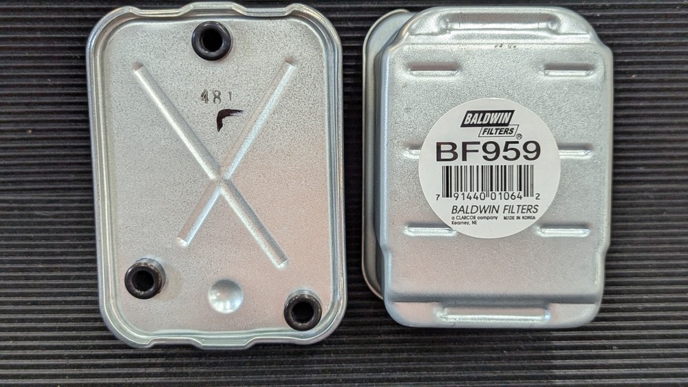 2-Pack Baldwin BF959 Box Style 3-Port Fuel Filter AR86745 P556745 FF5045