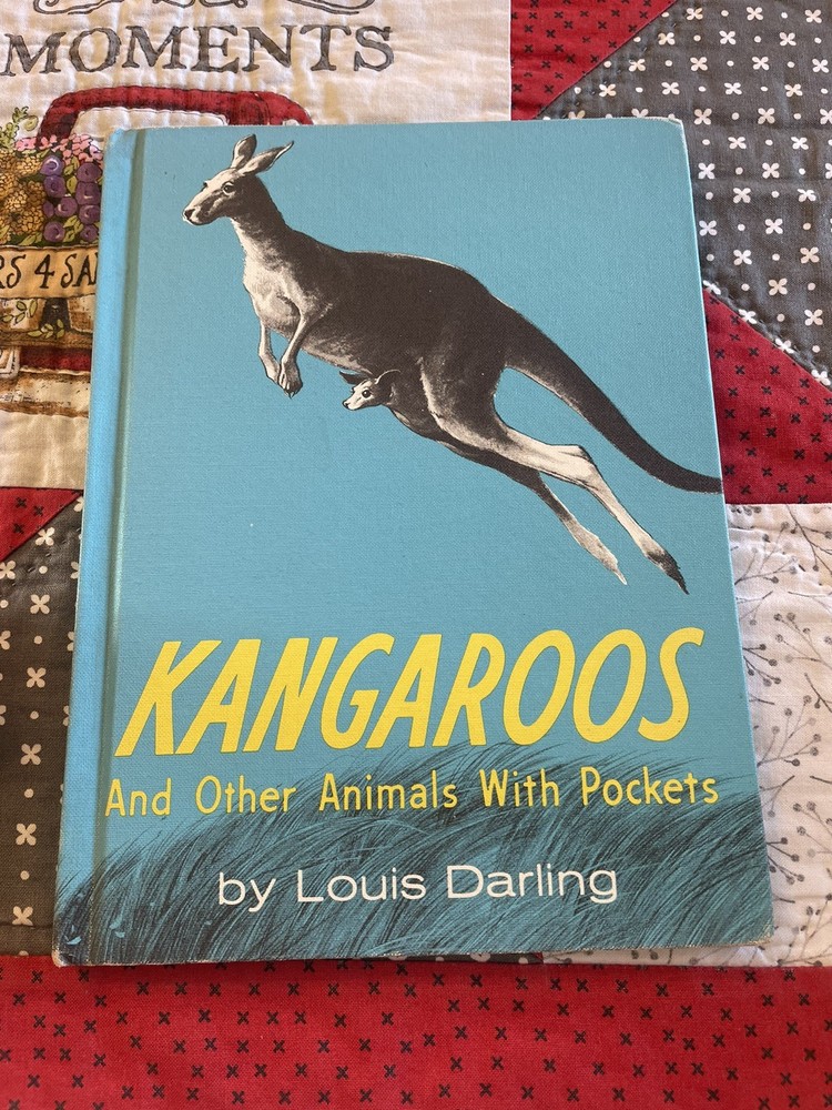 Kangaroos And Other Animals With Pockets, Louis Darling, Vintage 1958 HC