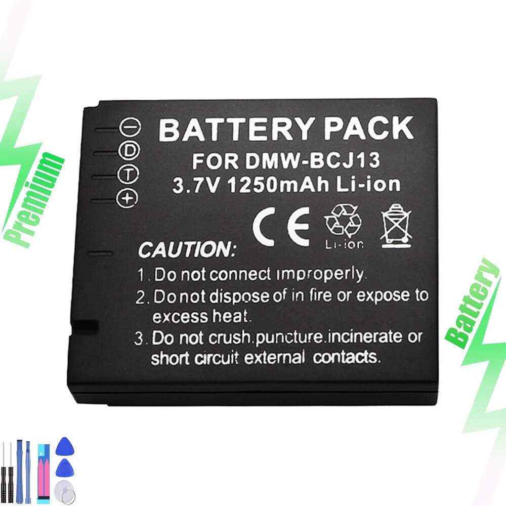 1x Battery for Panasonic Lumix DMW-BCJ13 DMC-LX5 DMC-LX7 D-Lux 5 D-Lux 6