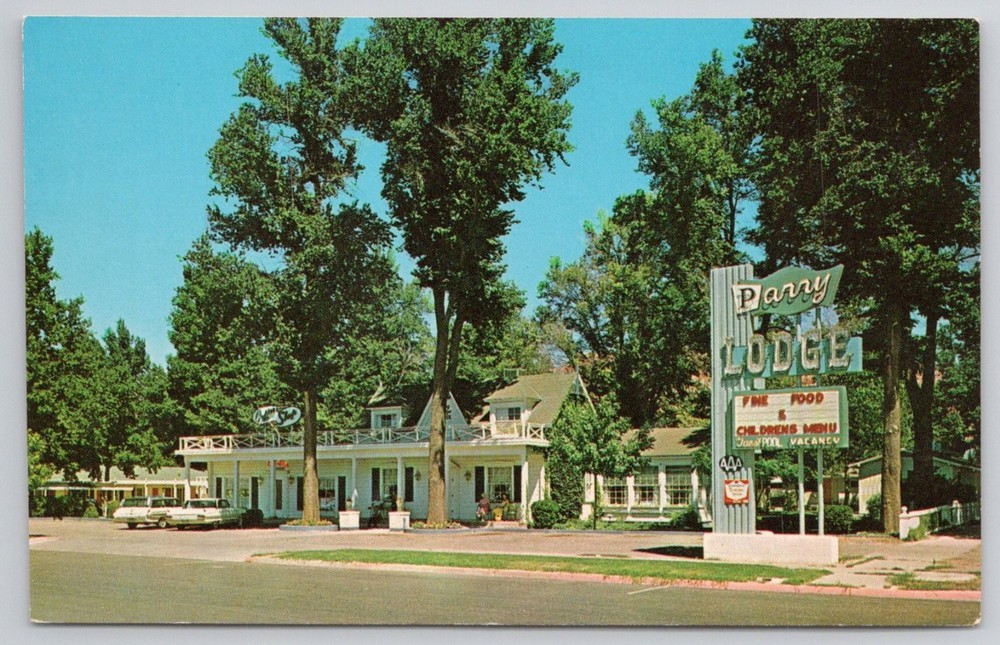 Parry Lodge Kanab Utah Vintage Postcard - Zion Bryce Grand Canyon Area