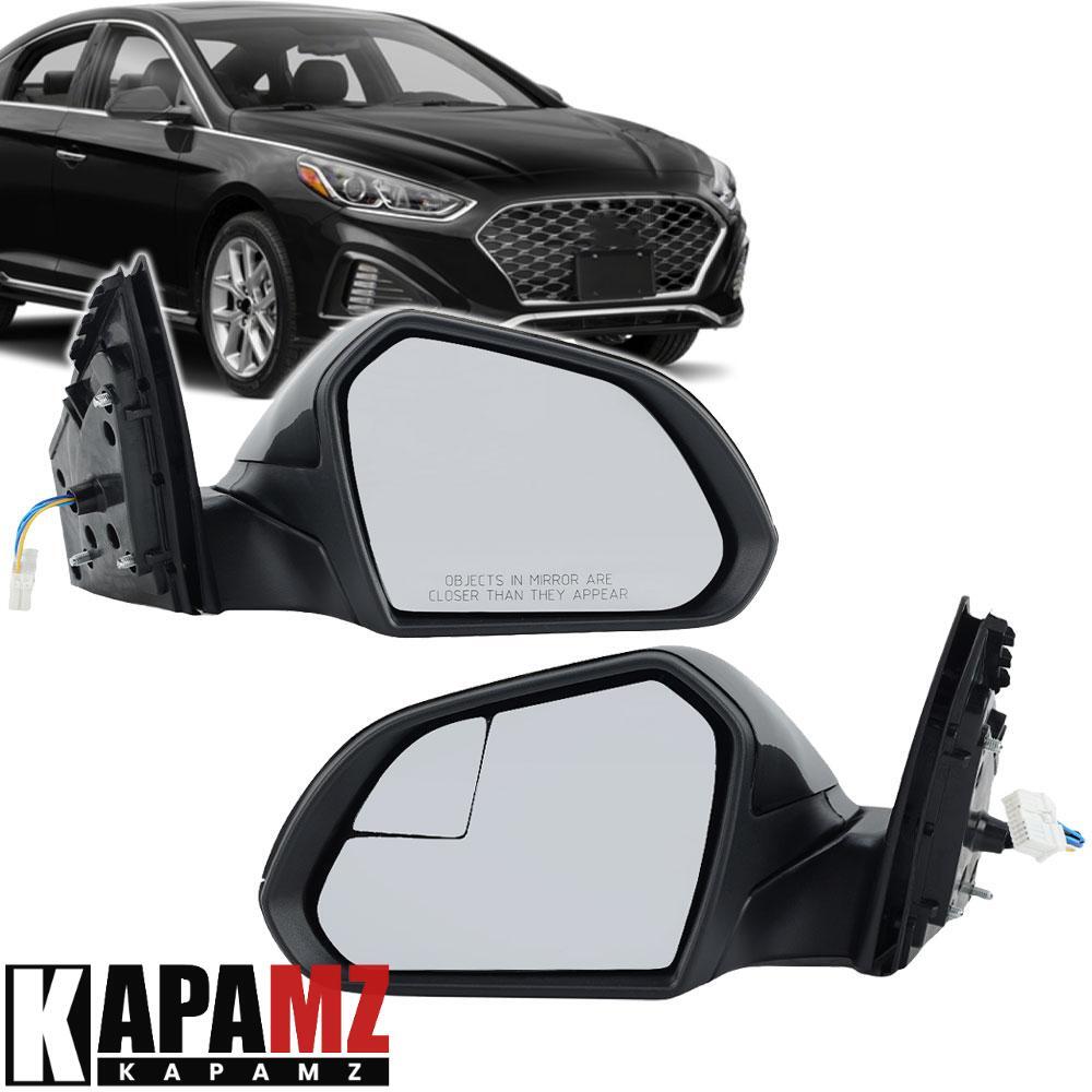 Side Door Mirror Left & Right For 2015-2019 Hyundai Sonata Heated Manual Folding